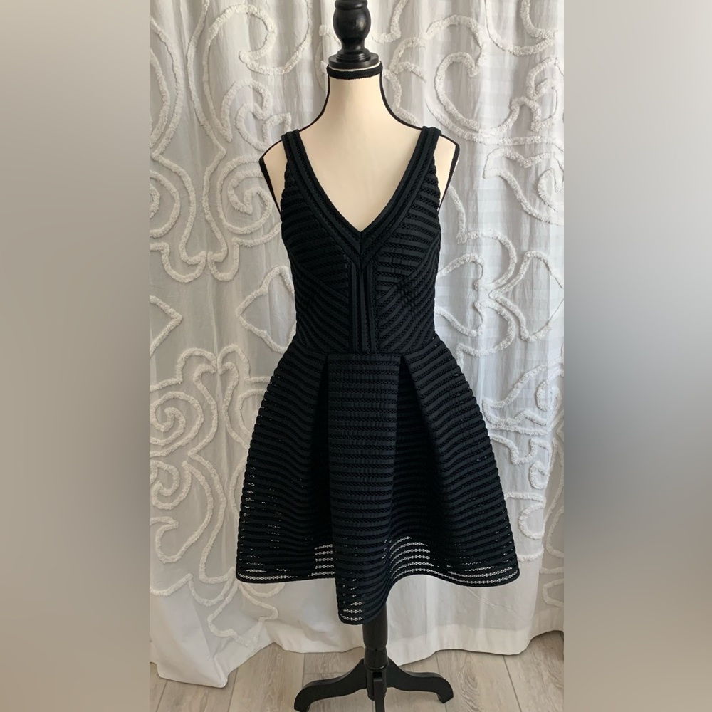 Maje Black Knit dress